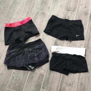 Like new black work out shorts bundle